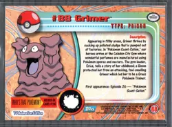 2000 Pokemon GRIMER #88 [Non-Holo] Topps Blue Logo 1st Ed TV Animation NM 😎 - Image 2
