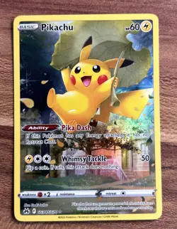 Pikachu GG30/GG70 Galarian Gallery Holo Pokemon 2023 Crown Zenith - Image 2