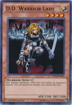 D.D. Warrior Lady - DUSA-EN051 - Ultra Rare - 1st Edition NM Yugioh Duelist Saga - Image 1