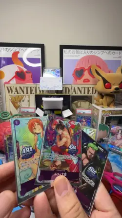One Piece Treasure Chest Vol.1 Promo Cards Zoro Luffy Nami EXCLUSIVE Asia Stamp - Image 2