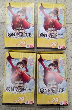 One Piece Egghead Starter Deck [ST29] English Version Lot Of 4 New Sealed - Image 1