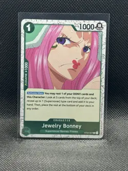 One Piece TCG Jewelry Bonney ST02-007 C Foil Near Mint English - Image 1