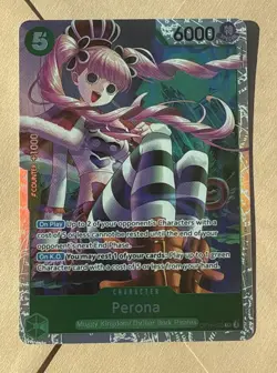 One Piece TCG - The Azure Sea's Seven - Perona OP14-033 SR - NM Foil - Image 1