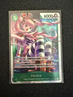 One Piece Perona OP14-033 SR The Azure Sea's Seven PLAYSET - FAST SHIPPING - Image 3