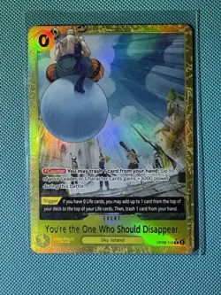One Piece TCG You're the One Who Should Disappear (115) (Alternate Art) PRB02 - Image 1
