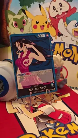 One Piece 500 Years in the Future OP07-038 Boa Hancock LEADER Jap. NM See Pics - Image 2