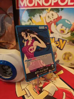 One Piece 500 Years in the Future OP07-038 Boa Hancock LEADER Jap. NM See Pics - Image 3
