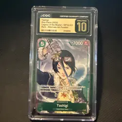 One Piece OP12 CGC PRISTINE 10 Legacy of the Master Tashigi Alternate Art #031 - Image 1