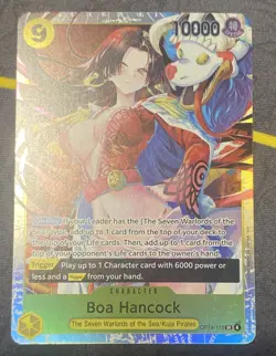 Boa Hancock OP14-112 SR The Azure Sea’s Seven Foil One Piece TCG English NM - Image 1