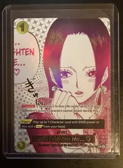 ONE PIECE You'll Frighten Me... ♡ Alt Art OP14-118 THE AZURE SEA'S SEVEN English - Image 1