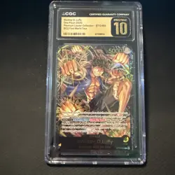 Monkey D. Luffy PREMIUM CARD COLLECTION LEADER ST13-003 CGC PRISTINE 10 - Image 1