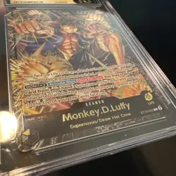 Monkey D. Luffy PREMIUM CARD COLLECTION LEADER ST13-003 CGC PRISTINE 10 - Image 2