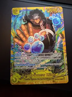 Bartholomew Kuma SEC OP12-119 Legacy of the Master One Piece Card Game English - Image 1