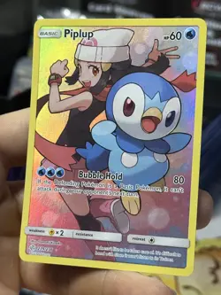 Piplup 239/236 Cosmic Eclipse 2019 Secret IR Holo Pokemon Card TCG - Image 4