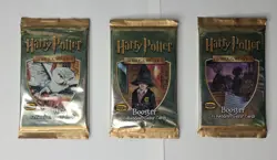 3x Wizards of the Coast Harry Potter Trading Card Game Booster Pack - Art Set - Image 2
