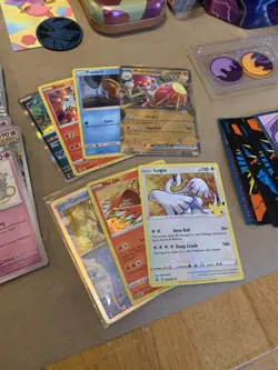 Pokemon card lot, tins and more, no duplicates, includes holos and a graded slab - Image 4