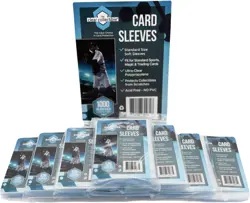 Penny Sleeves for Trading Cards - 1000 2-5/8" x 3-5/8" (67mm x 92mm), Clear - Image 2