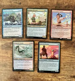MTG Bumi Cards + Iroh Commander Deck Cards For Meji-Devi - Image 3