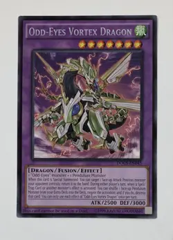 YUGIOH Jumbo Oversized Promo Card ODD-EYES VORTEX DRAGON DOCS-EN045 YU-GI-OH! - Image 1