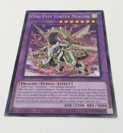 YUGIOH Jumbo Oversized Promo Card ODD-EYES VORTEX DRAGON DOCS-EN045 YU-GI-OH! - Image 2