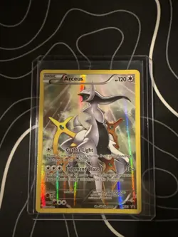 Arceus XY83 Full Art Holo Ultra Rare Pokemon Card Black Star Promo 2015 - LP - Image 1