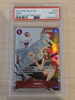 Nami (Gift Collection 2023) OP01-016 One Piece Promotion Cards Foil PSA 10 - Image 1