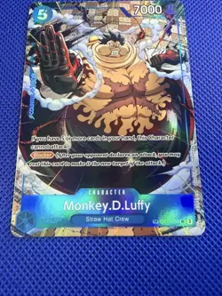 Monkey D Luffy OP11-058 OP13 Treasure Rare One Piece Card English Carrying On - Image 5