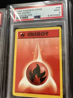 1999 Pokemon Shadowless Energy Cards PSA 9 Mint Lot 97, 98, 99 - Image 3
