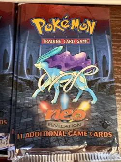 2001 Pokemon Cards Neo Revelation- 16 1st Ed Empty Packs - Image 4