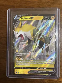 Pokemon V Card Lot 7 Cards Crabominable Victini Boltund Talonflame Wobbuffet - Image 3