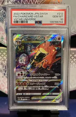 PSA 10 Pokemon Card Charizard 212/172 SAR VSTAR Universe Japanese - Image 1