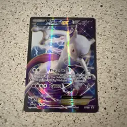 Mewtwo EX XY125 Full Art Black Star Promo Holo Pokemon Card Full Art Rare NM - Image 1