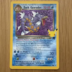Dark Gyarados 8/82 Celebrations 25th Anniversary NM Holo Foil Rare Pokemon Card - Image 1