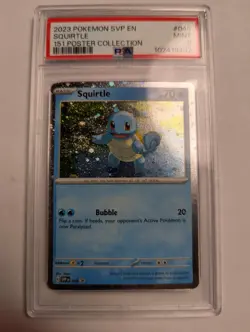 GRADED PSA 9 Squirtle - 048 (Cosmos Holo) 048 Sv: Scarlet & Violet Promo Cards - Image 1