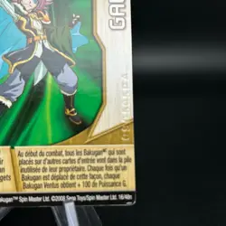 Bakugan GALE FORCE Metal Gate Card GOLD 2008 BA543-GA-SM-GBL-16 16/48n IMPRINTED - Image 2