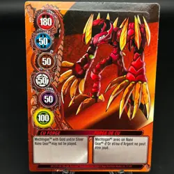 Bakugan CU FORGE Metal Gate Card COPPER 2011 BA1270-GA-SM-GBL 21/48f IMPRINTED - Image 1