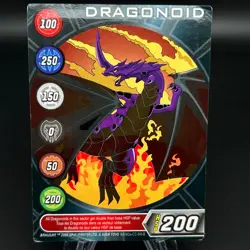 Bakugan DRAGONOID - HSP 200 - Metal Character Gate Card 2006 BA043a-CC-SM-B - Image 1