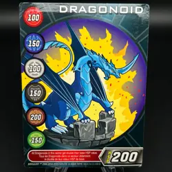 Bakugan DRAGONOID - HSP 200 - Metal Character Gate Card 2006 BA051a-CC-SM-B - Image 1