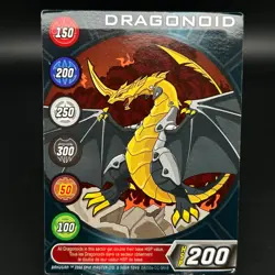 Bakugan DRAGONOID - HSP 200 - Metal Character Gate Card 2006 BA055a-CC-SM-B - Image 1