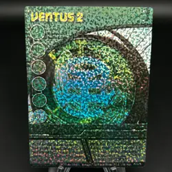 Bakugan VENTUS 2 Green HOLOGRAPHIC Ability Card 2008 BA243-AB-SM-GBL 48/48b - Image 1