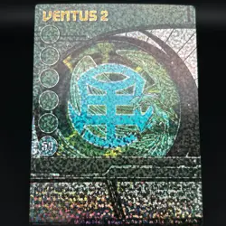 Bakugan VENTUS 2 Green HOLOGRAPHIC Ability Card 2008 BA243-AB-SM-GBL 48/48b - Image 2