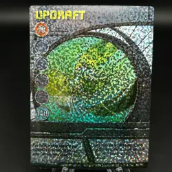 Bakugan UPDRAFT Blue HOLOGRAPHIC Ability Card 2008 BA235-AB-SM-GBL 40/48b - Image 1