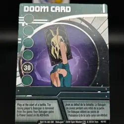 Bakugan DOOM CARD Green Ability Card -FOIL- 2008 BA178-AB-SM 46/48 - Image 1