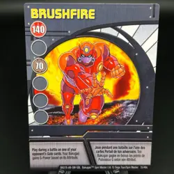 Bakugan BRUSHFIRE Blue Ability Card BA278-AB-SM-GBL 35/48c - Image 1