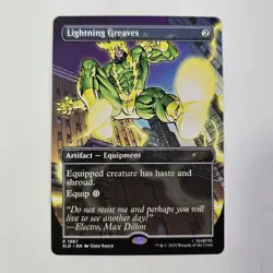 Lightning Greaves Marvel's Spider-Man: Villainous Plot Secret Lair SLD MTG 1987 - Image 1