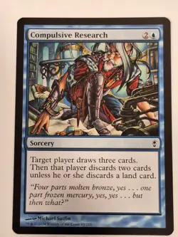 Compulsive Research - Conspiracy - Magic the Gathering MTG Nice! - Image 1