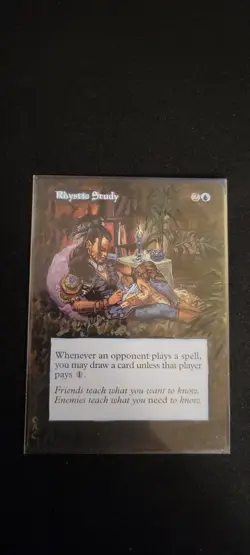 ALTER MTG: Rhystic Study, Unknown Artist, Extension - Image 1