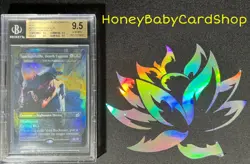 MTG Ikoria 2020 Spacegodzilla, Death Corona Foil BGS 9.5Q (TRUE QUAD) GEM MINT - Image 4