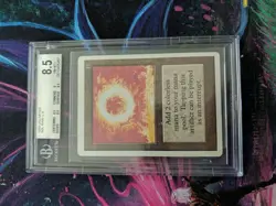 MTG MAGIC THE GATHERING SOL RING UNLIMITED BGS 8.5 - Image 1