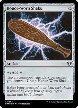 1x Honor-Worn Shaku NM Eng MTG - Commander Masters - Image 1